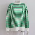 Maglione donna casual Valstrend con collo rotondo, pullover in lana, abbigliamento caldo e comodo per l'inverno