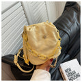 Borsa a tracolla in stile western di Valstrend, tessuto texturizzato a quadri, donna, tracolla universale, moda trendy e casual