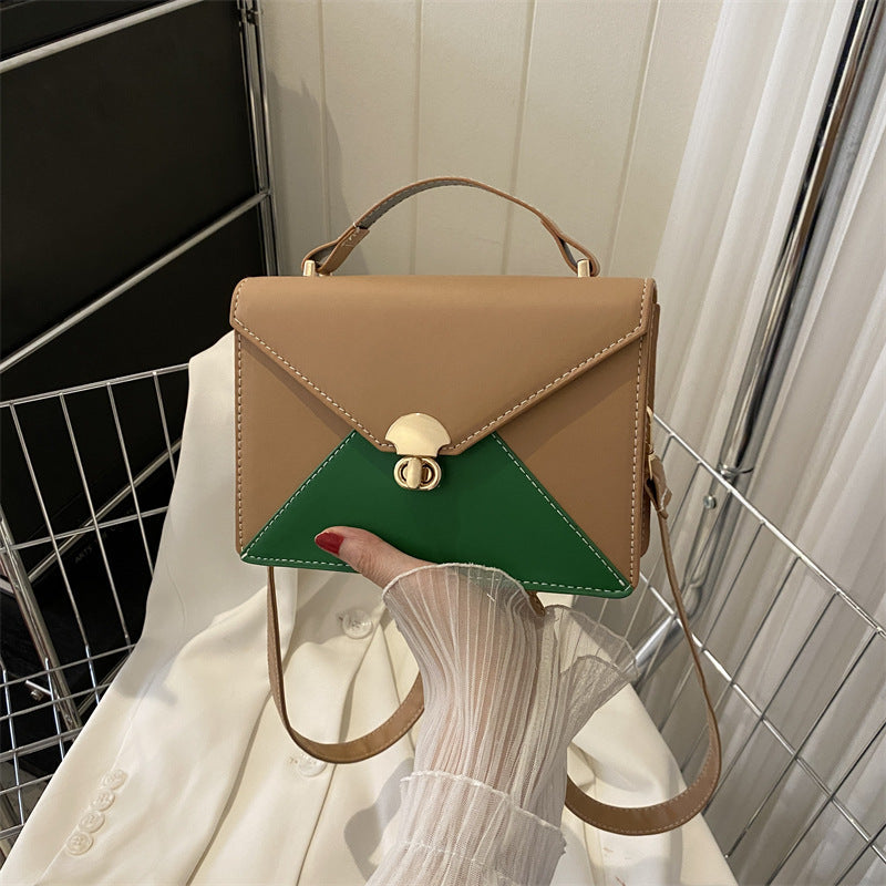 Borsa a tracolla femminile in stile coreano, modello Valstrend, con design coordinato e tracolla comoda, ideale per uso quotidiano