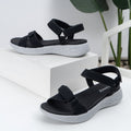 Sandali donna Valstrend con zeppa inclinata, suola spessa e antiscivolo, design elegante per l'estate.