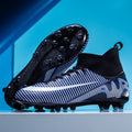 Scarpe da calcio da uomo Valstrend, scarpe alte con tacchetti per competizione e allenamento, modello con nail broken, ideale per studenti.