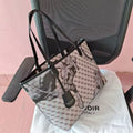 Borsa a mano retrò grande capacità per donna di Valstrend, tote bag spaziosa in stile vintage con manici robusti.