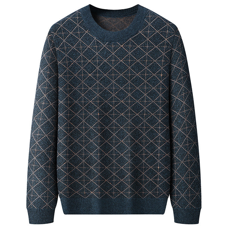 Round Neck Sweater XL Mens Loose