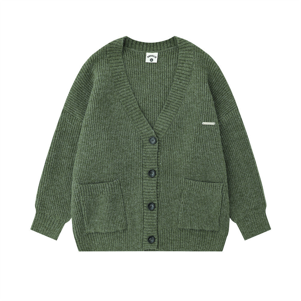 Maglione lungo casual per uomo di colore unito, vestibilità ampia, in maglia morbida, marca Valstrend shop.