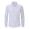 Camicia casual da uomo Valstrend, stile coreano, abbigliamento business casual con colletto e maniche lunghe, tessuto morbido.