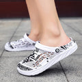 Scarpe da uomo Valstrend con punta rinforzata, pantofole grandi dimensioni, comode e robuste per il comfort quotidiano.