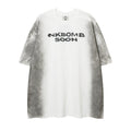 Paint Gradient Letter Print Short-sleeve
