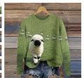 Christmas Round Neck Regular Sleeve Sweater