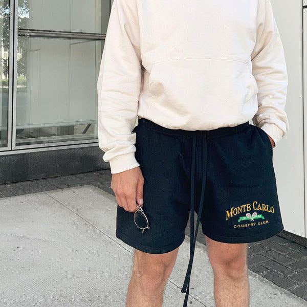 Pantaloncini casual da uomo stampati Valstrend, stile moderno, tessuto leggero, ideali per un look informale e comodo.