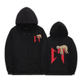 Felpa oversize Valstrend con cappuccio e stampa cartoon casual, morbida e comoda, in taglia grande.