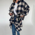 Camicia donna in cotone di media lunghezza di Valstrend, abbigliamento esterno con design classico e comodo.