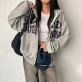 Cardigan donna Valstrend, cappotto maglia primavera autunno inverno, con zip, in pile casual e confortevole.