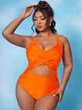 Costume da bagno donna Valstrend, high waist, modello conservativo e aderente, in tessuto elastico per l'estate