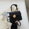 Borsa piccola a rombi in stile francese Valstrend, design da donna, maniglia e dettagli eleganti.