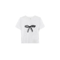 Women's Graceful And Fashionable Lace Bow Short Sleeve