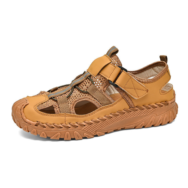 Sandali da uomo Valstrend, scarpe estive con punta chiusa e design estivo, perfetti per il tempo caldo e casuale.