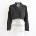 Cardigan casual corto da donna Valstrend, giacca in abbigliamento femminile, stile rilassato e versatile.