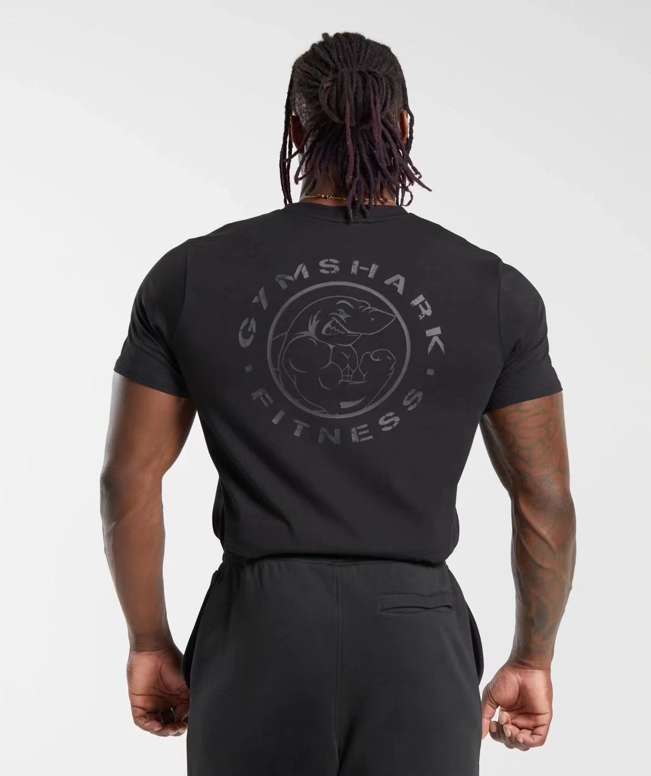 Maglietta sportiva da uomo Valstrend in cotone a maniche corte, stile casual e comodo per l'abbigliamento sportivo e quotidiano