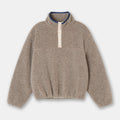 Lamb Wool Sweatshirt Lapel Thickening Warm Lazy Pullover Soft Glutinous Plush Coat