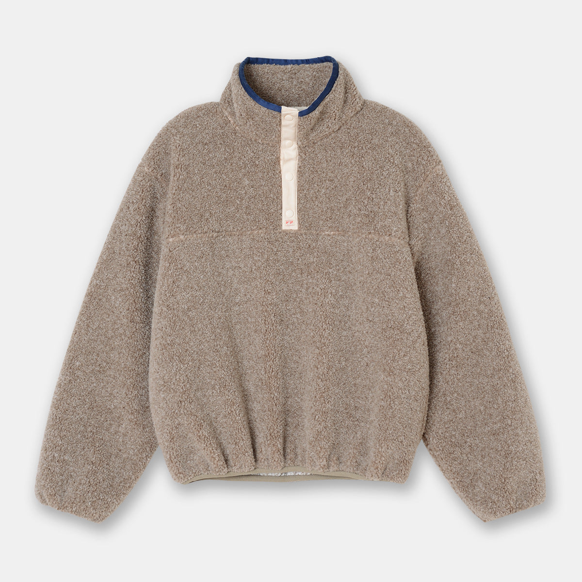 Lamb Wool Sweatshirt Lapel Thickening Warm Lazy Pullover Soft Glutinous Plush Coat