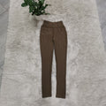 High Elastic Solid Color Personalized Mesh Casual Pants