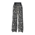 Pantaloni cargo camouflage a gamba dritta larga da uomo di Valstrend, stile europeo e americano, con tasche multiple.