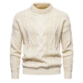 Maglione autunno-inverno uomo Valstrend in stile retrò americano, maglieria calda e morbida con dettagli classici.