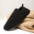 Winter Plain Home Indoor Cotton Slippers Confinement Soft Bottom
