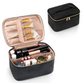 Valstrend shop borsa cosmetici portatile grande capacità, elegante e spaziosa per organizzare prodotti di bellezza.