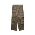 Loose Wide-leg Pants Women's Fashionable Multi-bag Pants