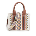 Borsa a tracolla da donna Valstrend in tessuto intrecciato, elegante e pratico, con dettagli artigianali e design raffinato