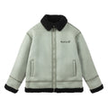 Giacca casual in stile americano Valstrend, con interno in pile e imbottitura in lana di agnello e cotone, vestibilità ampia e comoda