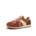 Scarpa sneaker retrò casual in pelle genuina Valstrend, stile classico e comfort per un look quotidiano.