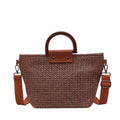 Borsa a tracolla femminile Valstrend in tessuto intrecciato, versatile e alla moda, ideale per ogni occasione.
