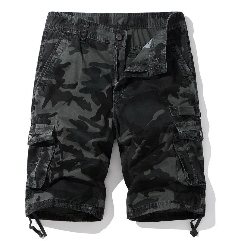 Pantaloncini cargo plus size Valstrend per uomo, stile casual con tasche multiple, in tessuto resistente e comodo.