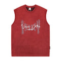 Street Casual Round Neck Loose Sports Outerwear Vest