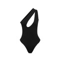 Giacca jumpsuit slim-fit Valstrend con spallature oblique e dettagli cutout, abbigliamento femminile interno ed esterno.