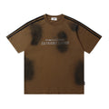 Inkjet Dirty Casual Short-sleeved T-shirt