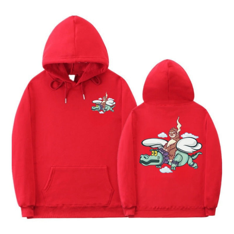 Felpa oversize da donna Valstrend Code Plus Size in tessuto felpato, colore neutro, con cappuccio e dettagli comodi.