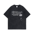 Cross Letter Print Short-sleeve