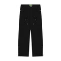 Pantaloni cargo in denim da uomo Valstrend, stile casual a gamba dritta, tasche multiple e dettagli con zip e spacchi.