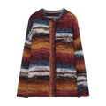 Maglione autunnale Valstrend con motivo a contrasto di colori, morbido e caldo, ideale per la stagione autunnale.