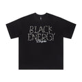 Beaded Letter Short-sleeved T-shirt For Men And Women