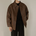 Cappotto da uomo Valstrend personalizzato in stile moda haulage, modello elegante e caldo, vista frontale con dettagli di design.