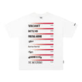 Large Area English Letter Print Short-sleeve