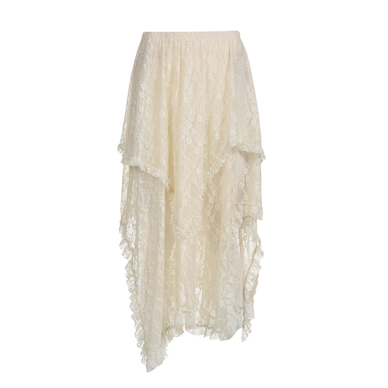 French Classical Court Style A- Line Skirt