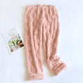 Fleece-lined Thick Winter Coral Fleece Pajama Pants Home Pants