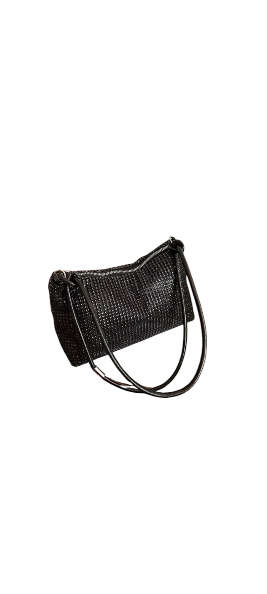Borsa a tracolla donna Valstrend con cristalli, design elegante e raffinato, dettagli scintillanti e stile alla moda.
