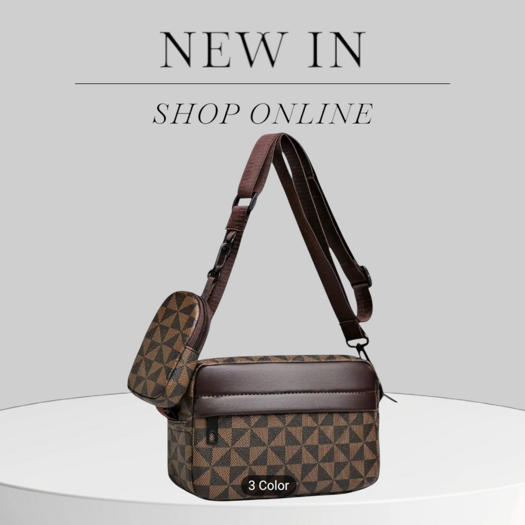 Borsa a tracolla vintage color block da donna di Valstrend, stile retrò con design a blocchi di colori vivaci e dettagli eleganti