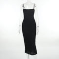 Vestito da donna Valstrend con schiena scoperta, senza maniche, in pelliccia luminosa e stile elegante per occasioni speciali.